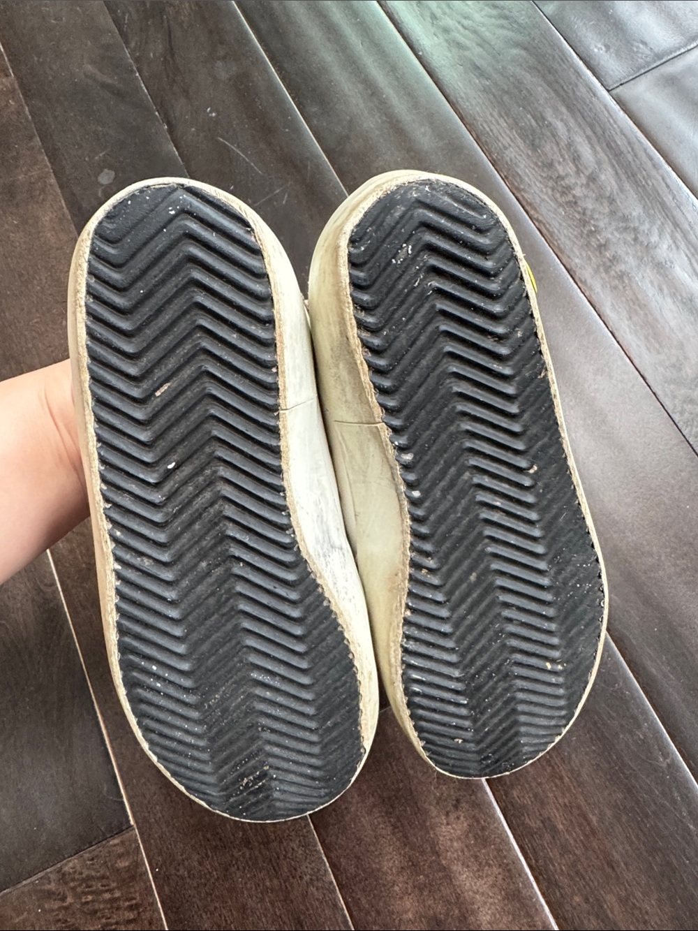 Golden Goose Super-Star Kids EU31 Distressed Velcro Sneakers - Picture 6 of 7